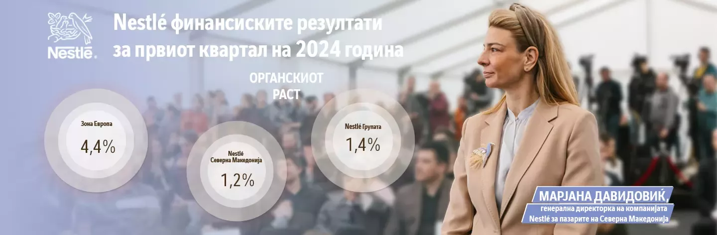 Nestle финансиски резултати 2024 МКД